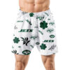 New York Jets Hawaiian Shorts Tropical Beach