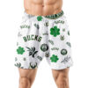 Milwaukee Bucks Hawaiian Shorts Tropical Beach