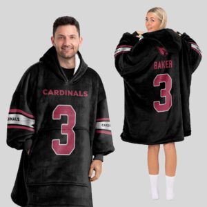 Arizona Cardinals Football Unisex Blanket Hoodie