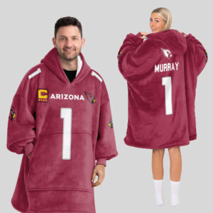 Arizona Cardinals Football Unisex Blanket Hoodie