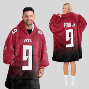 Atlanta Falcons Football Unisex Blanket Hoodie