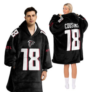 Atlanta Falcons Football Unisex Blanket Hoodie