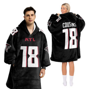 Atlanta Falcons Football Unisex Blanket Hoodie