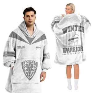 Buffalo Bills Football Unisex Blanket Hoodie Custom Name And Number