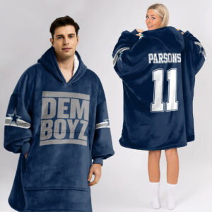 Dallas Cowboys Football Unisex Blanket Hoodie Custom Name And Number
