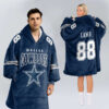 Dallas Cowboys Football Unisex Blanket Hoodie Custom Name And Number