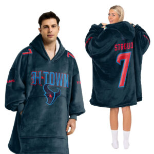 Houston Texans Football Unisex Blanket Hoodie Custom Name And Number