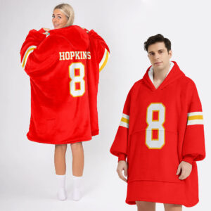Kansas City Chiefs Football Unisex Blanket Hoodie Custom Name And Number