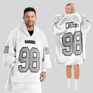 Las Vegas Raiders Football Unisex Blanket Hoodie Custom Name And Number
