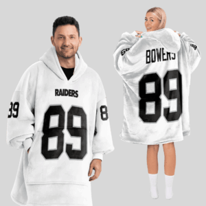 Las Vegas Raiders Football Unisex Blanket Hoodie Custom Name And Number