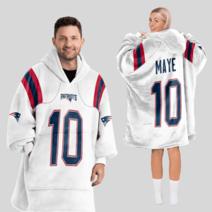 New England Patriots Football Unisex Blanket Hoodie Custom Name And Number