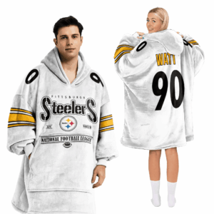 Pittsburgh Steelers Football Unisex Blanket Hoodie Custom Name And Number