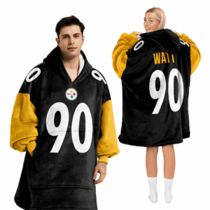 Pittsburgh Steelers Football Unisex Blanket Hoodie Custom Name And Number
