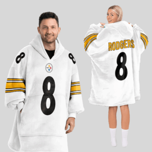 Pittsburgh Steelers Football Unisex Blanket Hoodie Custom Name And Number