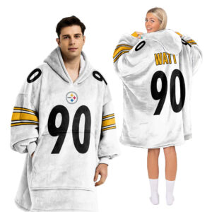 Pittsburgh Steelers Football Unisex Blanket Hoodie Custom Name And Number