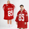 San Francisco 49ers Football Unisex Blanket Hoodie Custom Name And Number