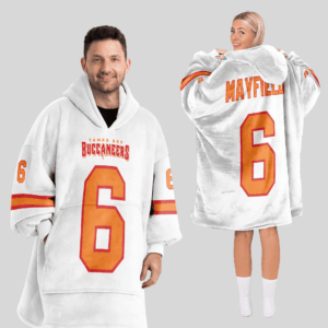 Tampa Bay Buccaneers Football Unisex Blanket Hoodie Custom Name And Number
