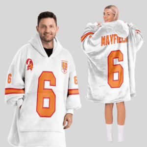 Tampa Bay Buccaneers Football Unisex Blanket Hoodie Custom Name And Number