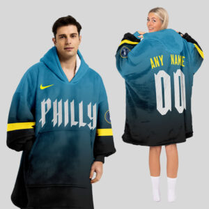 Philadelphia Phillies MLB Design Blanket Hoodie Custom Name And Number