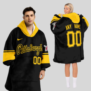 Pittsburgh Pirates MLB Design Blanket Hoodie Custom Name And Number