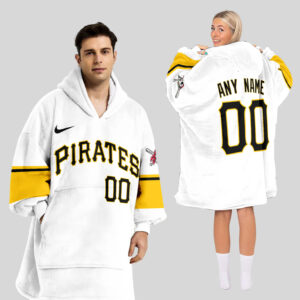 Pittsburgh Pirates MLB Design Blanket Hoodie Custom Name And Number
