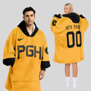 Pittsburgh Pirates MLB Design Blanket Hoodie Custom Name And Number