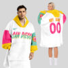San Diego Padres MLB Design Blanket Hoodie Custom Name And Number