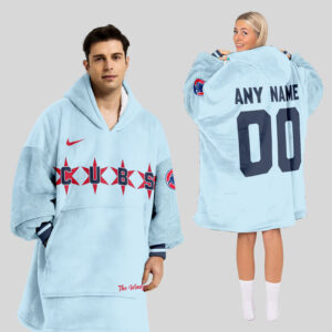 Chicago Cubs MLB Design Blanket Hoodie Custom Name And Number