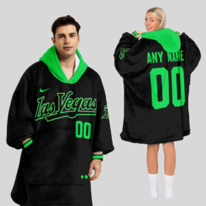 Oakland Athletics MLB Design Blanket Hoodie Custom Name And Number