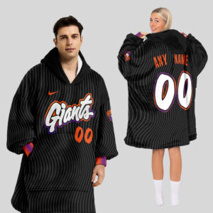 San Francisco Giants MLB Design Blanket Hoodie Custom Name And Number