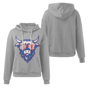 Buffalo Bills Special Gray Waffle Hoodie