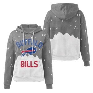 Buffalo Bills Special Gray Waffle Hoodie