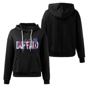 Buffalo Bills Special Black Waffle Hoodie