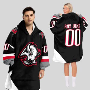 Buffalo Sabres Blanket Hoodie Custom Name And Number