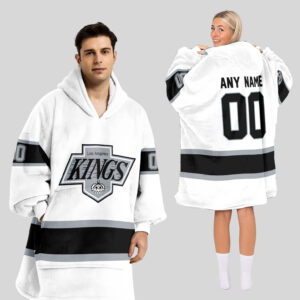 Los Angeles Kings Blanket Hoodie Custom Name And Number