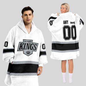 Los Angeles Kings Blanket Hoodie Custom Name And Number