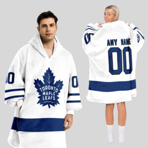 Toronto Maple Leafs Blanket Hoodie Custom Name And Number