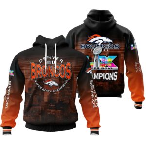 Denver Broncos Super Bowl LX Champions Style Hoodie