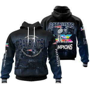 New England Patriots Super Bowl LX Champions Style Hoodie