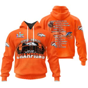Denver Broncos Super Bowl LX Champions Style Hoodie