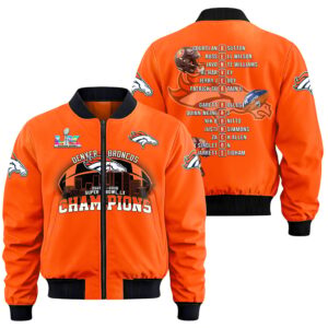 Denver Broncos Super Bowl LX Champions Style Bomber Jacket