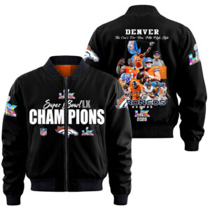 Denver Broncos Super Bowl LX Champions Style Bomber Jacket